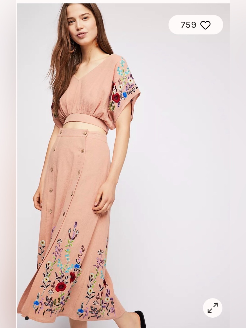 Free People Sunny Stroll Skirt